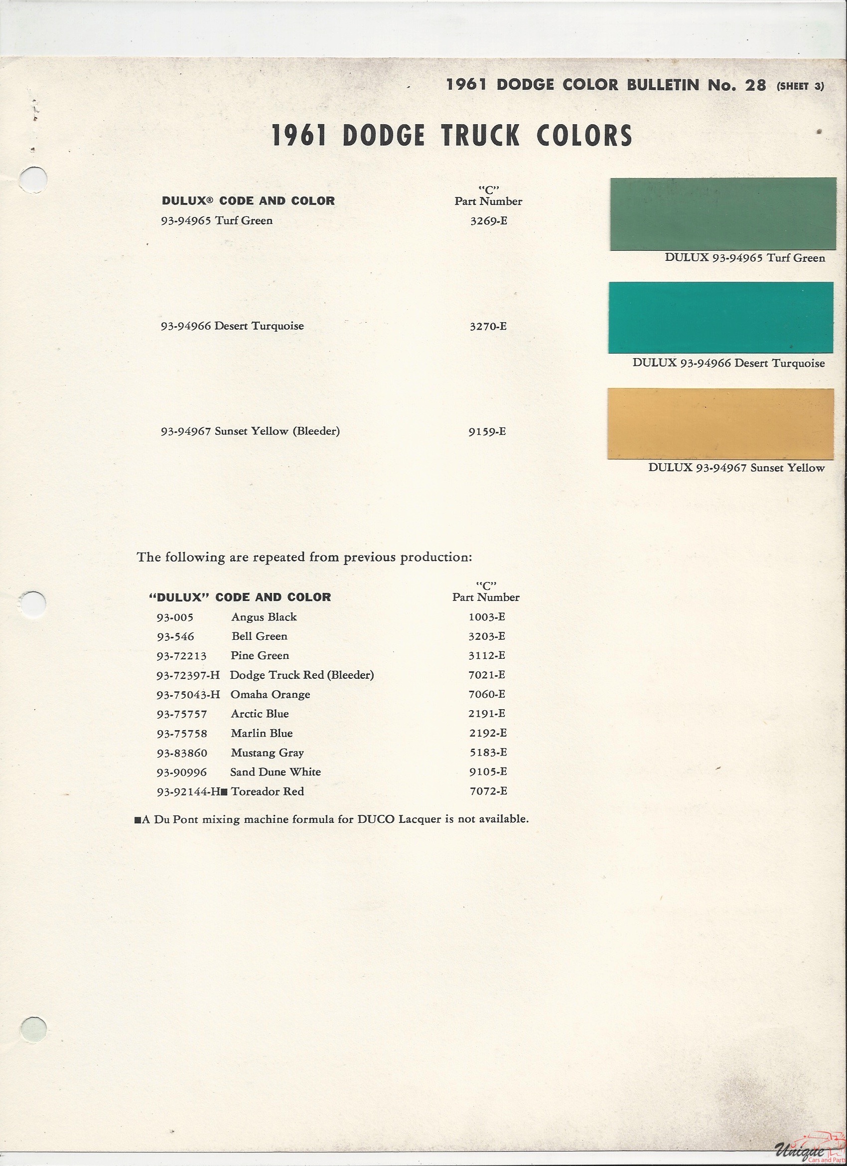 1961 Dodge-6 Paint Charts